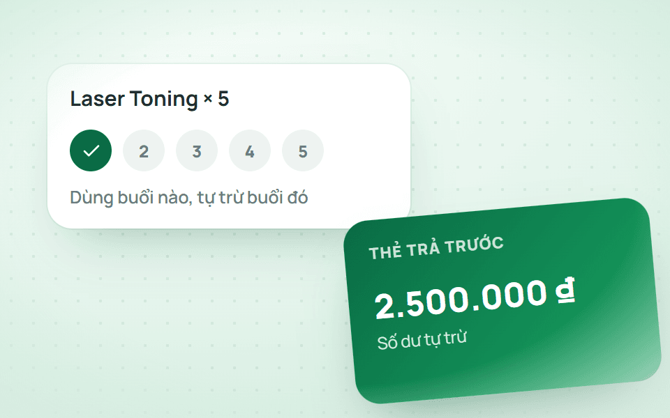 Số buổi còn lại và số dư tự trừ, không tra Excel.