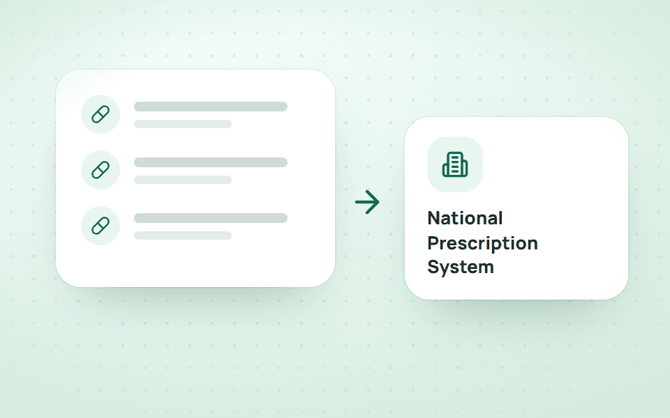 Linked to the National Prescription System.
